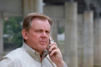 A reporter on the phone.