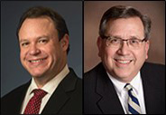 State Bar of Wisconsin President Ryan Billings and Executive Director Larry Martin.