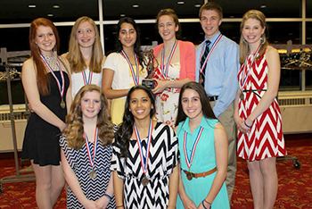 Rhinelander High School mock trial team