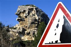 Sign/Rocks