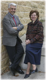 Prof. Ralph Cagle and Prof. Gretchen Viney