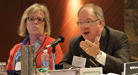 George Brown and Jan Marks