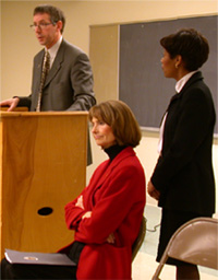 Mike Tobin, Jessica Doyle and Michelle Behnke