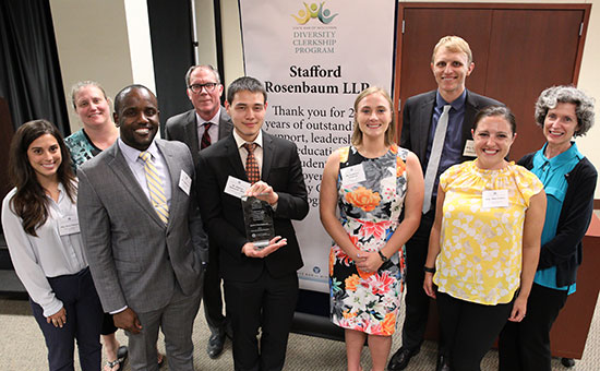 recipients of the 2019 the Champions of Diversity Award