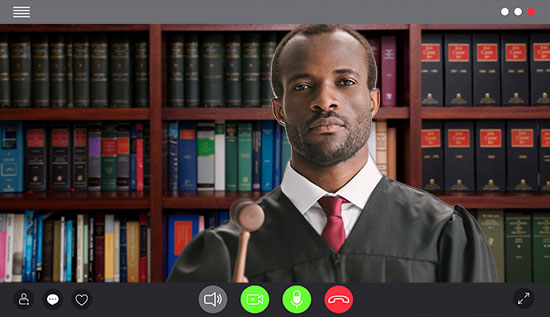 judge zoom call