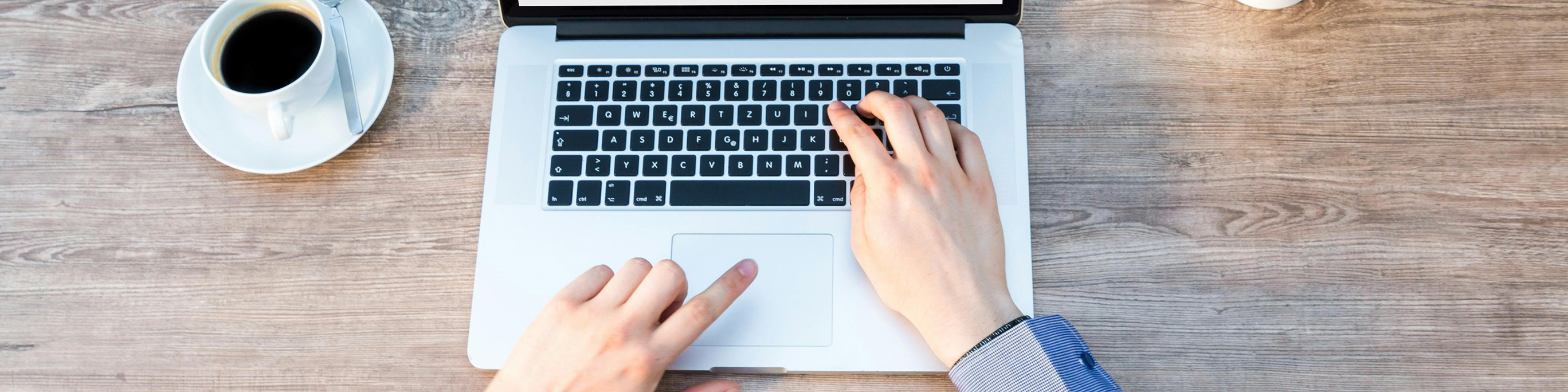 Person on a laptop.